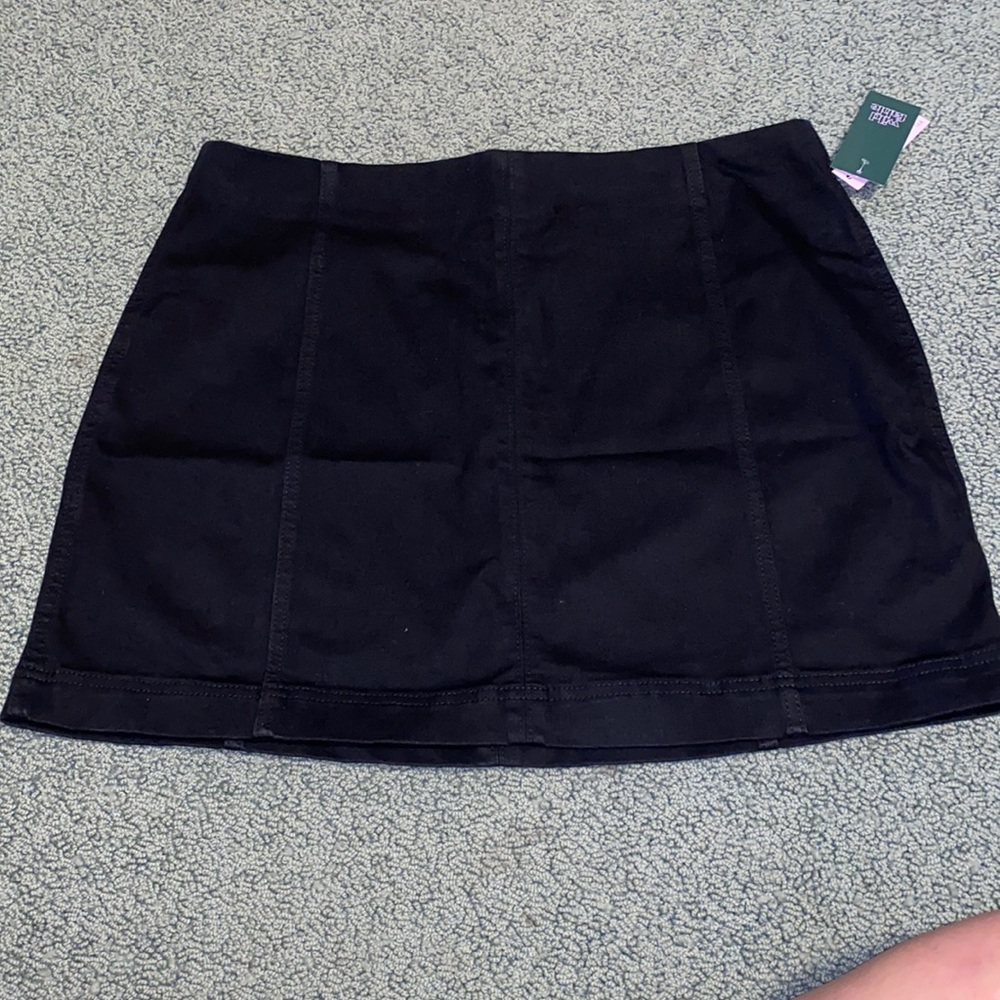 NWT black mini skirt